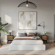 White Upholstered Bed Frame